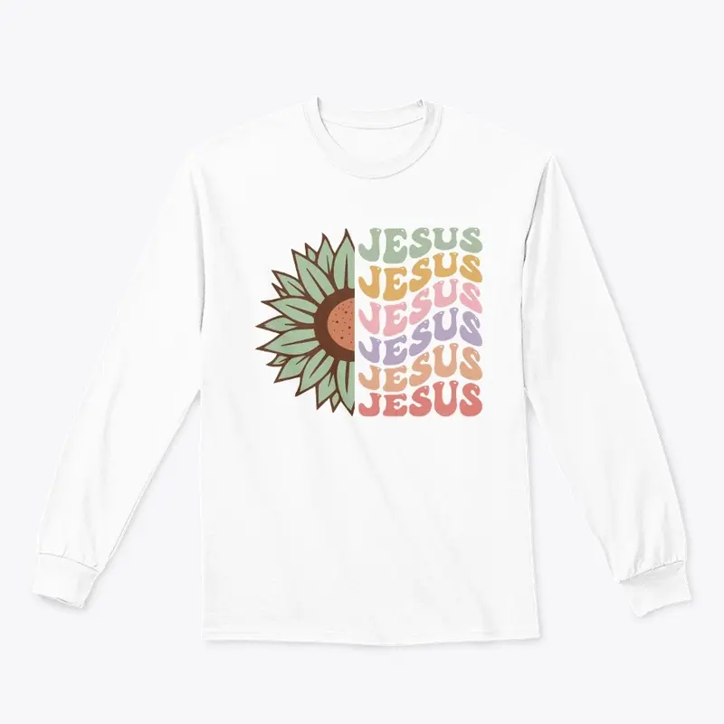 Flower Jesus design