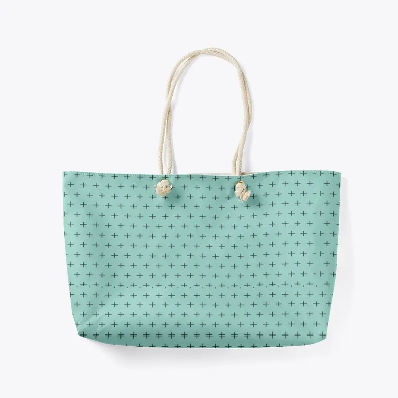 Cross Pattern Tote