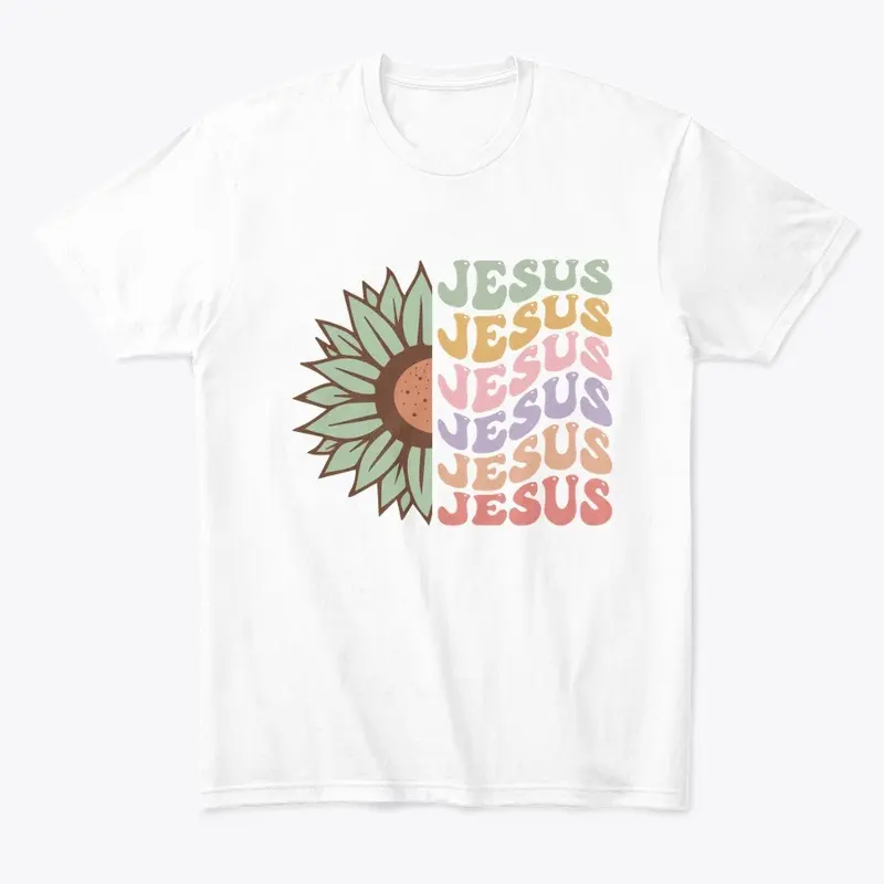 Flower Jesus design