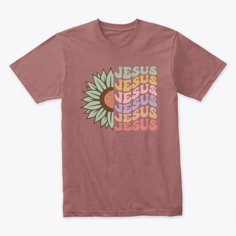 Flower Jesus design