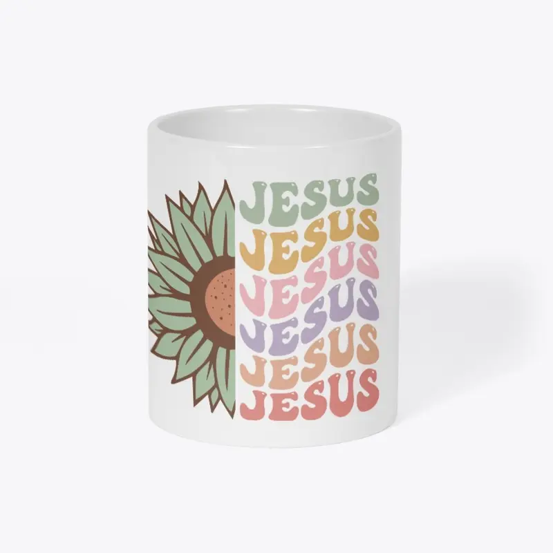 Flower Jesus design